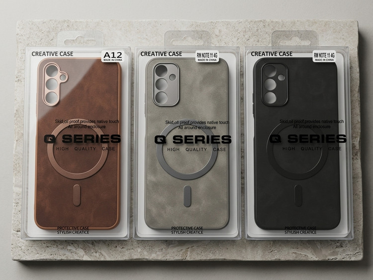 قاب چرمی مگ سیف دار با کیفیت q series